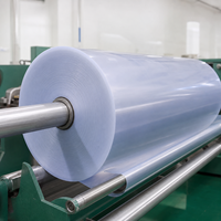 Rollo de Película de PVC Transparente de Alta Calidad, Lámina de Plástico Flexible e Impermeable