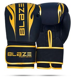 High Quality Leather Boxing Gloves for Gym Training Sparring & Heavy Punching Bag | Wholesale MMA Kickboxing <b>Velcro</b> <b>Strap</b> Glove - Product Image 3