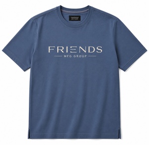 Premium Quality 100% Cotton <b>Tshirts</b> for Men T Shirts Custom DTG Printing Oversized Blank Solid Color T-Shirt - Product Image 3