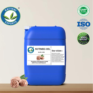 Huile essentielle de muscade en vrac pour les formules de soins de la peau et les marques d'aromathérapie, pure et non diluée - Product Image 4