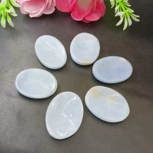 Piedra de preocupación de Angelita, piedra de Palma de cristal pulida superior, Reiki natural piedra preciosa para curar, estilo Feng Shui con estilo de hada - Product Image 2