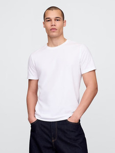 Camiseta Básica Vintage para Hombre, 100% Algodón, Suave, Transpirable, Corte Relajado, Manga Corta, Cuello Redondo, Secado Rápido, para Uso Diario - Product Image 1