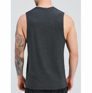 Débardeurs de sport sans manches pour hommes, entraînement, fitness, musculation, été, coton, séchage rapide, vêtements de sport - Product Image 2