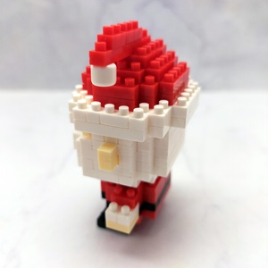 Miniature <b>Plastic</b> DIY Santa Claus Building <b>Block</b> Kit for Christmas Decoration - Product Image 3