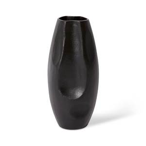 Jarrón de flores hecho a mano con revestimiento negro, diseño increíble, maceta de metal para plantas artificiales, decoración navideña, hogares modernos con interiores elegantes. - Product Image 1