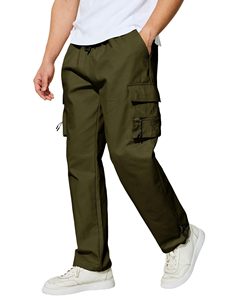 Pantalones Cargo Formales Transpirables Personalizados para Hombre, Cintura Media, Multibolsillos, Estilo Urbano, Joggers, para Exteriores - Product Image 3