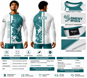 เสื้อรัดกล้ามเนื้อแขนยาว SINEWY SPORTS สำหรับศิลปะการต่อสู้แบบผสมผสาน พิมพ์ลายแบบ Sublimation แห้งเร็ว กระชับรูปทรง สำหรับผู้ใหญ่ ทั้งชายและหญิง - Product Image 1