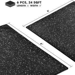 Strong Build Rubber <b>Interlocking</b> Gym <b>Tiles</b> <b>Floor</b> Protection Mats Rubber <b>Interlocking</b> Gym <b>Tiles</b> Durable Rubber Material - Product Image 4