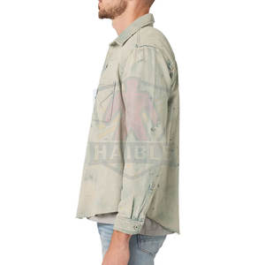 Chemise en jean décontractée 100 % coton respirant, coupe élégante pour homme, séchage rapide, confort toute la journée - Product Image 3