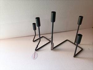 High Demand Black Modern Luxury Handmade Metal <b>Candle</b> Holder Decorative <b>Candle</b> <b>Stick</b> Stand Tabletop Home Decoration - Product Image 3