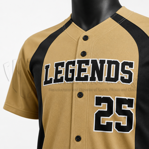 Camiseta de Béisbol Personalizada con Rayas Sublimadas, 100% Poliéster, Secado Rápido, Transpirable, Unisex, para Equipos Deportivos, Suministro al por Mayor - Product Image 6