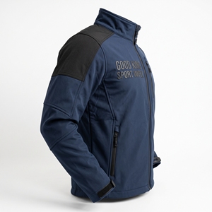 Chaqueta Softshell Impermeable Personalizada para Hombre, Cortavientos, Forro Polar Térmico, Chaqueta Deportiva para Exteriores, Cuello Alto, Cierre de Cremallera, Ropa de Trabajo Informal - Product Image 4