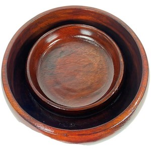 Moderno Tazón de Ensalada de Bambú Natural Hecho a Mano, Tazón de Madera Ligero y Grande para Alimentos, para Cocina, para Envasar Alimentos y Frutas - Product Image 5