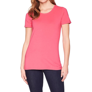 T-shirts décontractés à manches courtes et col rond pour femmes, 100 % coton, séchage rapide, respirants, écologiques, anti-plis - Product Image 4