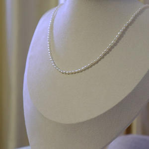 Collar de Perlas de Agua Dulce Naturales con Baño de Oro de 18K para Mujer, Cadena de Clavícula de Lujo de Alta Gama, Luz Intensa para Suéteres - Product Image 4