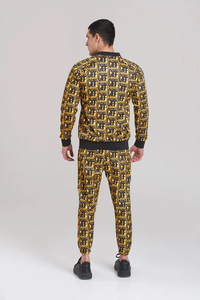 Ensemble de sport unisexe de haute qualité 2026 PA Angel, survêtement tendance avec logo en relief, pantalon à fermeture éclair, décontracté pour adulte, imprimé à pois animaliers - Product Image 6