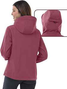 Chaqueta Impermeable con Capucha, Delgada, de Tela Softshell, Unisex, Color Sólido, Material de Lino/Algodón, Cierre de Cremallera, Bolsillos, Transpirable, Resistente al Viento - Product Image 2