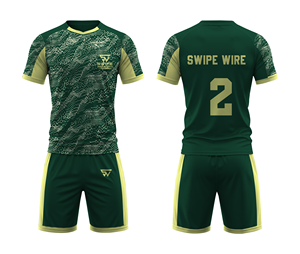 Fabricant de vêtements de football sur mesure OEM, fournisseur d'uniformes de football, équipement d'équipe, uniforme de football personnalisé, respirant, manches courtes - Product Image 1