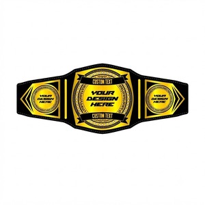 Cinturón de Campeonato Profesional Personalizado con Nombre, Logotipo y Texto, Cinturones de Lucha Libre a Precio de Mayoreo - Product Image 1