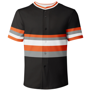 Custom Sublimation Printed Baseball Jersey Embroidered Logo Quick Dry Breathable Wholesale OEM Sports Uniform - Product Image 1