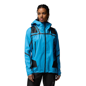 <b>Women</b> Knitted Quilted Rain <b>Jacket</b> Waterproof Windproof <b>Lightweight</b> <b>Hooded</b> Outdoor Hiking Cycling Travel Shell Custom OEM Private - Product Image 1
