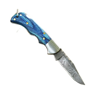 Damascus Steel Folding Knife Professional Outdoor <b>Small</b> Folding Pocket Knife Wholesale 2026 New Design Outdoor Camping Knife - Product Image 1