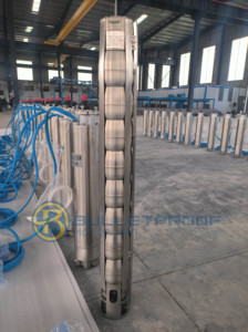 <b>Electric</b> Submersible <b>Water</b> <b>Pump</b> Multistage Stainless Steel Deep Well <b>Pump</b> High Pressure for Well Irrigation - Product Image 2