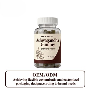 Gummies d'Ashwagandha de Qualité Supérieure, Complément Alimentaire, Fabricant OEM ODM, Marque Privée, Vente en Gros - Product Image 1