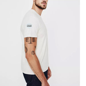 Wholesale Custom Logo Gym Training Cotton Poly Blend T-<b>Shirt</b> <b>Men</b> Breathable <b>Stretch</b> Sportswear - Product Image 2