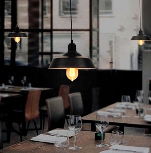 Design industriale Retro lampada a sospensione in metallo Vintage nero illuminazione per casa Loft Studio lampadari a sospensione - Product Image 3