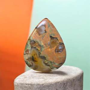 Jaspe Rhyolite Natural de Alta Calidad, Cabujón de Piedra Preciosa Suelta para Sanación, Jaspe al por Mayor para Joyería - Product Image 1