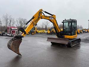 Mini-excavatrice JCB d'occasion, équipement de construction, poids opérationnel de 1 à 8 tonnes, moteur Hydac Huade, hydraulique, roues, godet - Product Image 6