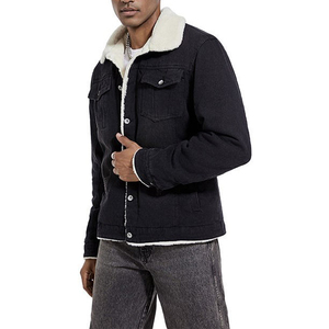 Chaqueta vaquera occidental para hombre OEM, mezclilla rígida, corte regular, para marcas occidentales, producción al por mayor de marca privada - Product Image 4