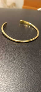 Premium Regal Radiance Adjustable Brass Cuff <b>Bracelet</b> for Sophisticated Women and <b>Men</b> with Elegant Minimal Design - Product Image 4