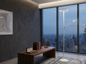 Metal LED 3000K (Warm White) AC Power 2733.3lm Lumetal IP20 Push <b>Dimmer</b> Indoor Mother and Son Lamp High CRI 80 30000 Hours - Product Image 3