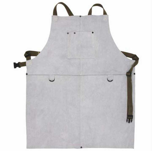 Machine Stitched Welding <b>Aprons</b> Comfortable Fitted Top Selling Adjustable Straps Metal Work Protection Wear Welding Bib <b>Apron</b> - Product Image 6