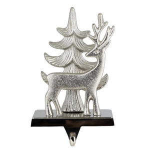 Soportes Premium de Hierro Dorado para Calcetines Navideños, Ganchos Vintage para Repisa de Chimenea con Cinta Dorada, Colgadores Metálicos Decorativos - Product Image 3