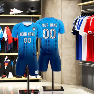 Ropa deportiva para hombre, camiseta de fútbol personalizable, conjunto de uniforme, camiseta de fútbol corta en blanco, uniforme, ropa de entrenamiento a la venta - Product Image 1