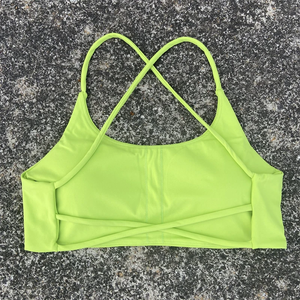 Sujetador deportivo con tirantes cruzados para mujer, top corto para gimnasio y yoga, chaleco de entrenamiento, bralette de fitness de alto soporte, ropa interior push-up suave y transpirable - Product Image 6