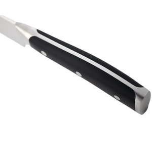 Cuchillo Asiático Multiusos de 4.5 Pulgadas, Acero Inoxidable, Hoja Afilada de Precisión, Mango Negro con Triple Remache, Profesional para Cocina - Product Image 2