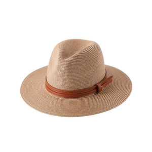 Reliable Product Wholesale Unisex Western Straw <b>Sun</b> <b>Hat</b> Quality Leather Printed Pattern Bulk Cowgirl <b>Hat</b> for <b>Men</b> - Product Image 5
