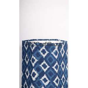 Cubo de Basura Plegable Hexagonal Abierto de Cartón y Tela de Algodón con Diseños Decorativos Elegantes para Uso en Interiores/Exteriores - Product Image 3