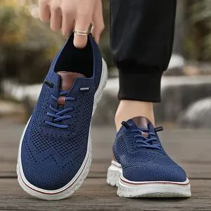 Chaussures décontractées pour hommes, printemps-été, respirantes, légères, baskets basses, chaussures de sport tendance pour hommes - Product Image 4