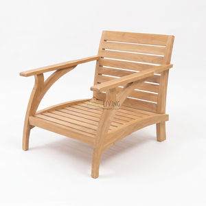 Makalu Single Seat Chair Teak Garden Modern Outdoor Wood <b>Armchair</b> Durable Design Portable Lightweight Villa - Product Image 3