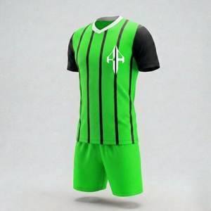 Uniforme de Fútbol Transpirable de Manga Corta con Logotipo Personalizado, Uniforme de Verano para Hombre de Primera Calidad, Servicio OEM Personalizado por RIVIAN ATLANTIC - Product Image 3