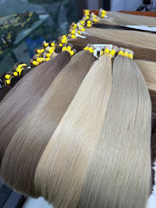 Extensiones de Cabello Humano, Super Double Drawn, Cabello Vietnamita Virgen, 100g, Liso Natural, con Todos los Colores, 55 cm de Largo - Product Image 6