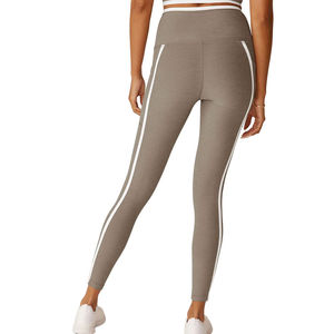 Women's 100% Cotton <b>Gym</b> Yoga <b>Leggings</b> Soft High Waist Pants for Workout Casual Patterned Knitted Fabric Breathable Weaved - Product Image 6