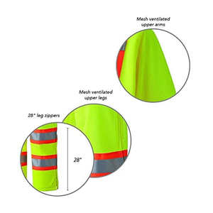Overol de Seguridad para Trabajo, Diseño Personalizado, Transpirable, Cómodo, de Poliéster - Product Image 3