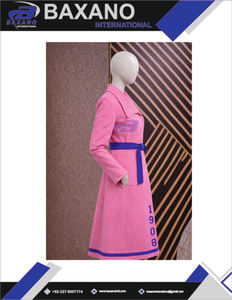 Alfa |   Kapa |   Abrigo de Lana de Alta Calidad para Mujer, Estilo Trench Coat, con Cinturón, de la Hermandad Alpha - Product Image 2