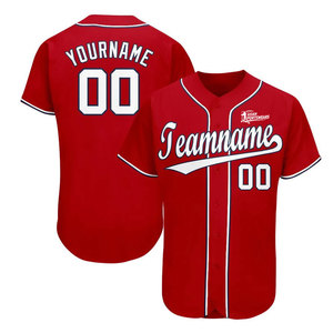 Último Modelo de Camiseta de Béisbol al por Mayor, Diseña Tu Propia Camiseta de Béisbol Personalizada - Product Image 1
